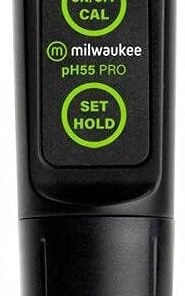 Milwaukee PH55 PRO Waterproof pH & Temperature Tester with ATC & Replaceable Probe-جهاز اختبار درجة الحموضة ودرجة الحرارة المقاوم للماء من ميلووكي PH55 PRO مع ATC وبروب قابل للاستبدال